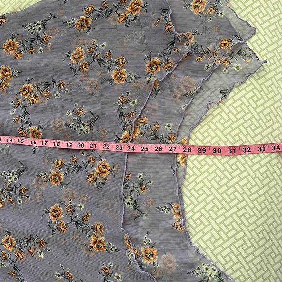 Free People NWOT Lavender Garden Party Skirt (S) - Picture 6 of 9
